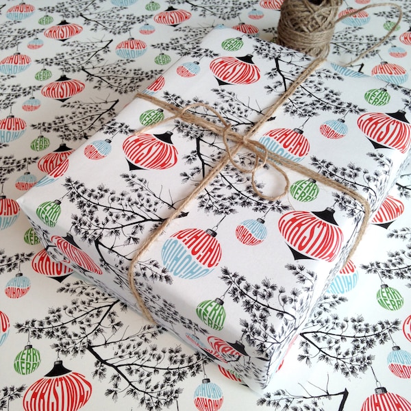 Retro Gift Wrap Etsy