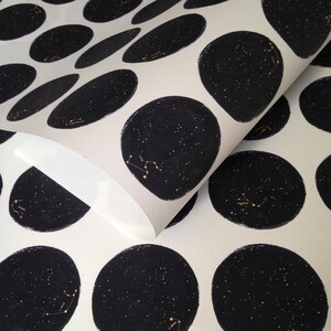 Constellation wrapping paper of the Zodiac star signs.