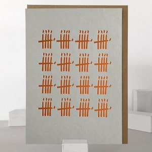 80e anniversaire | 80e anniversaire de luxe | 80e anniversaire en cuivre | Anniversaire minimaliste | Carte 80e anniversaire unique