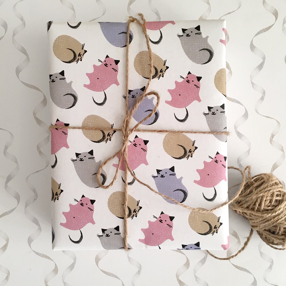 New Baby Card Cat Family Card Kitten Card Baby Shower | Etsy