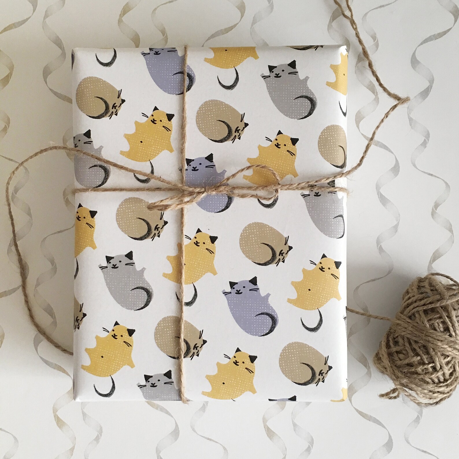 New Baby Card Cat Family Card Kitten Card Baby Shower | Etsy