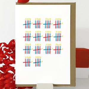Carte 70e anniversaire | Carte d'anniversaire bougie | Carte d'anniversaire drôle | Carte d'anniversaire masculine | Carte d'anniversaire pour lui | Carte d'anniversaire non sexiste