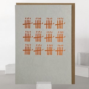 60e anniversaire | Carte d'anniversaire de luxe pour 60 ans | Carte d'anniversaire pour le soixantième anniversaire de couleur cuivre | Anniversaire minimaliste | Carte 60e anniversaire unique
