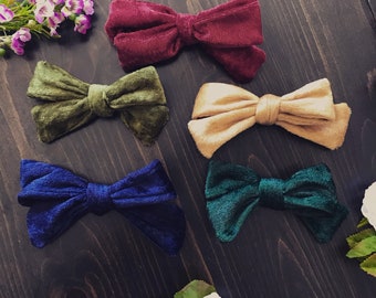 Tie Fall Velvet Bows