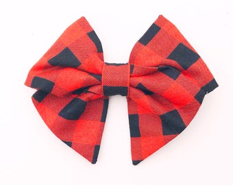 Buffalo Print Bow