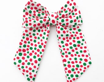 Christmas Dizzy Dot Bow