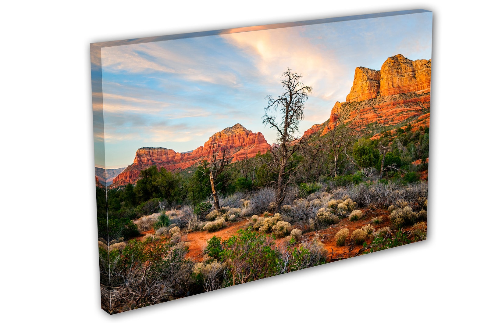 Sedona Arizona Wall Art Canvas Print. Sedona landscape art Etsy