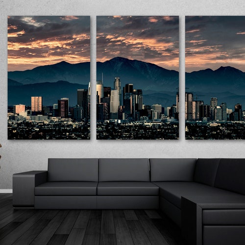Los Angeles Printable Wall Decor LA Los Angeles Wall Art Etsy