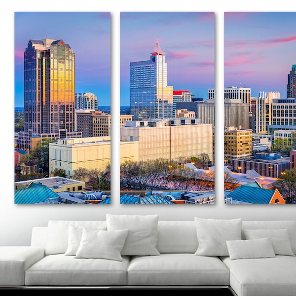 Raleigh Art Canvas Etsy