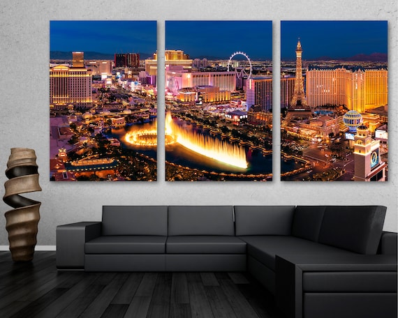 Las Vegas Wall Art, Skyline Of Las Vegas