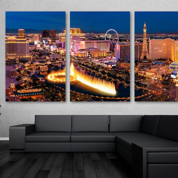 Las Vegas Skyline Etsy