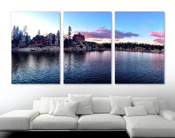 Big Bear Lake, CA Wall Art Photography print. Scenic mountain landscape California - Giclee art for home decor, wall decor, interior design