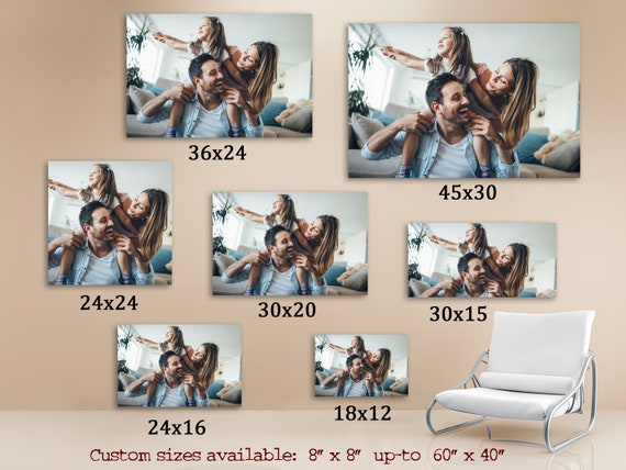 Custom Canvas Print from Picture, Convert Your Photo To Canvas, Custom Photo Canvas for Gift, Personalized gift, Photo Gift, Wall Decor