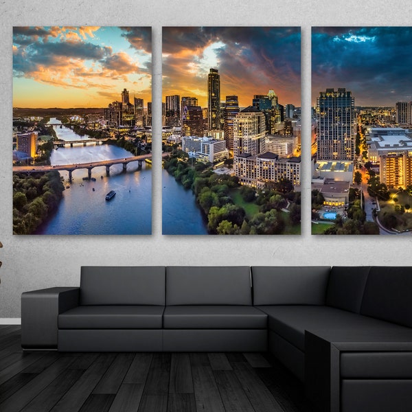 Austin Texas Wall Art Etsy