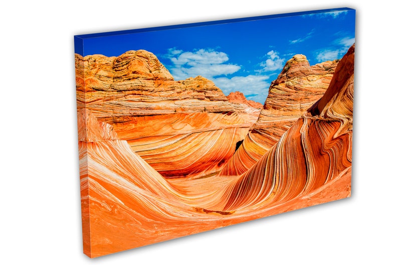 The Wave Arizona Rocky Desert 3 Panel Split Triptych | Etsy