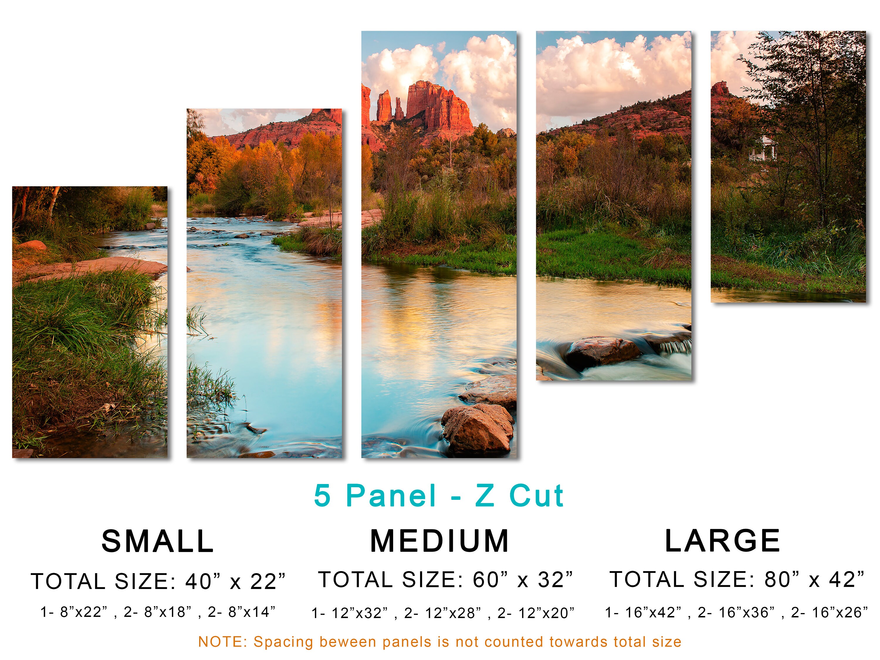 Red Rocks Arizona Graphics Red Rocks Wall Art Sedona Arizona Landscape Canvas Print. Cathedral ...