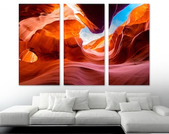 Antelope Canyon Canvas Print Wall Art Arizona. Antelope Canyon wall art, Antelope Canyon Print Photo - Giclee Wall Decor, living room decor