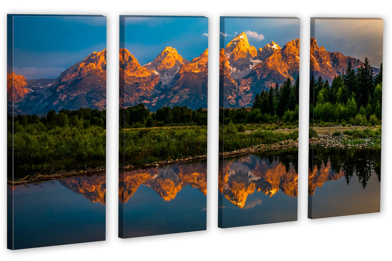 Grand Teton Mountains Wall Art Landscape Canvas Prints. Grand Tetons ...