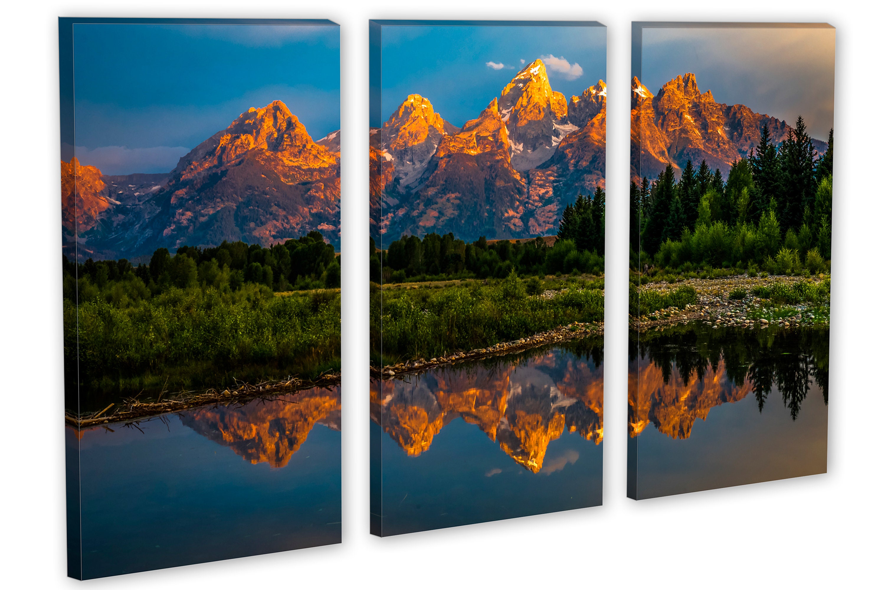 Grand Teton Mountains Wall Art Landscape Canvas Prints