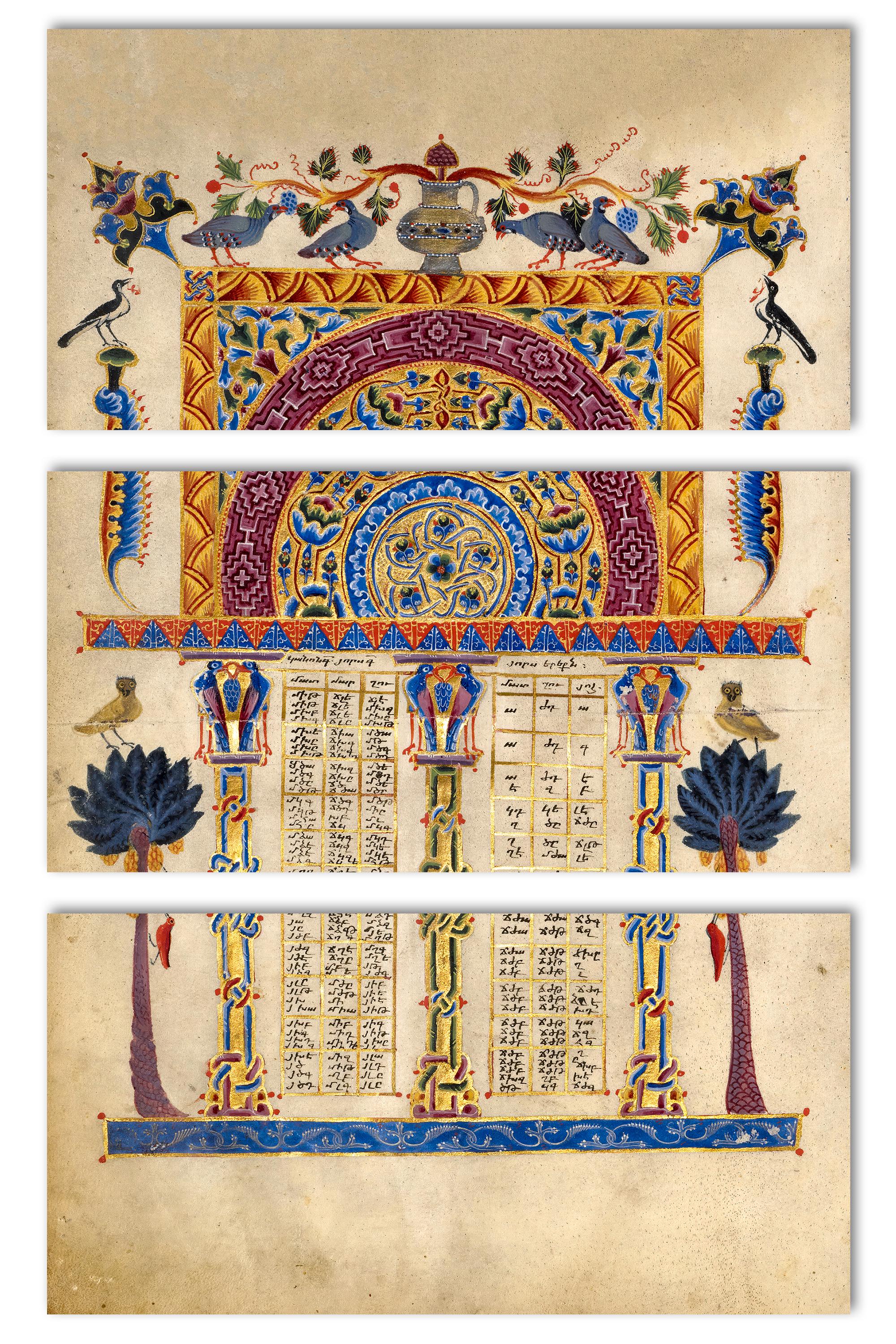 Canvas Wall Art Zeytun Gospels Print Armenian Manuscript