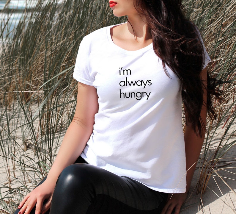 THERE/'S A 99.9/% CHANCE I/'M HUNGRY Womens Tshirt Top Dope Fresh Tumblr Slogan Tee