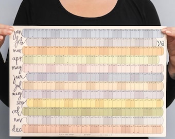 Mini Wall Planner - 2026 Year Calendar A3