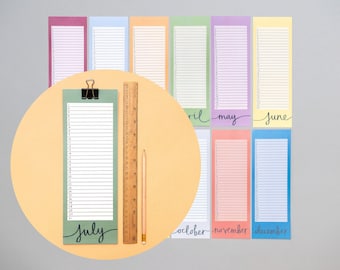 Colourful Perpetual Birthday Calendar - Undated - Minimal Handdrawn Design