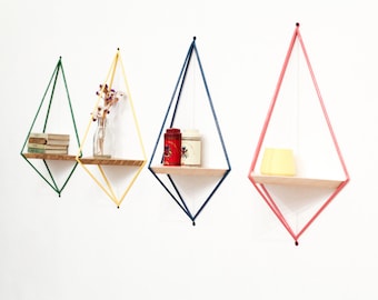 Colourful Shelves / Plant Hangers