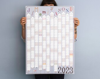 2023 Year Planner / Wall Calendar /  Year Calendar / Wall Planner