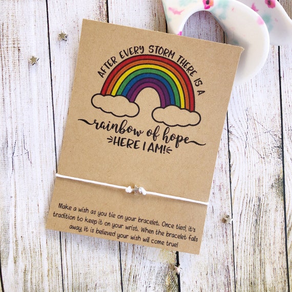 rainbow baby shower favors