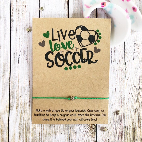 Soccer Team Gift Girls Soccer Gifts Girls Soccer Bracelet Etsy
