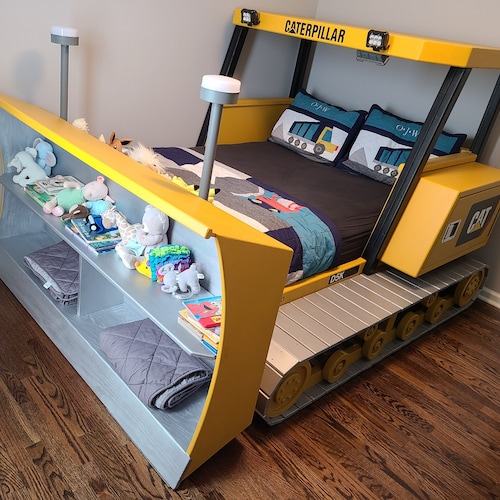 DIY Kids' Racing Car Bed Woodworking Plans Etsy