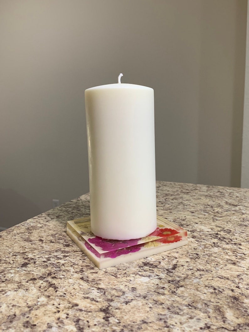 Soy Pillar Candle Scented Unscented Meditation Candle Altar Candle Wedding Candle Housewarming Gift Hand poured with love. image 10