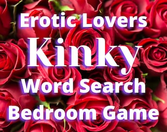 Kinky Word Search games DOWNLOAD Set of 3 ADULT Sexy Word Search Games for Naughty Bedroom Fun. Digital File