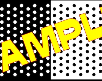 Angine Black and White SVG polka dot 12x24 pattern file