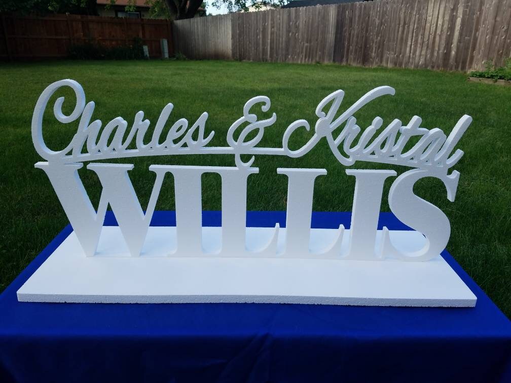 Sweet 16 Name Cut Out Display Birthday Centerpiece Bat Mitzvah Etsy