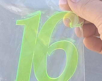 Cake Top Numbers, Birthday Celebrations & Events Sweet 16