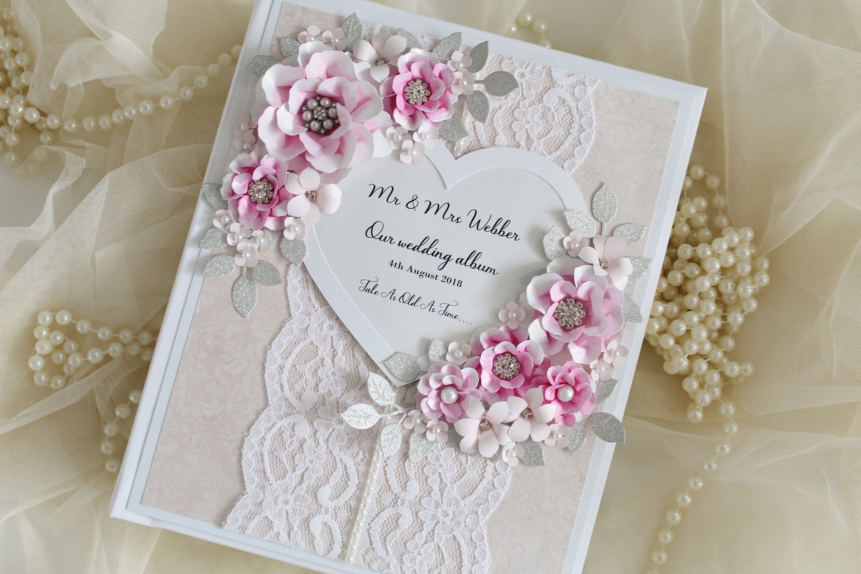 Lace Photo Album Lace Wedding Album Wedding Photo Album Etsy