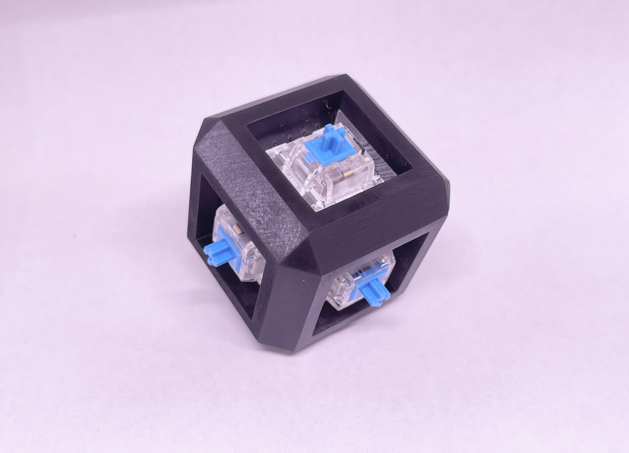 Keyboard Switch Fidget Cube Toy Black 3D Resin Etsy