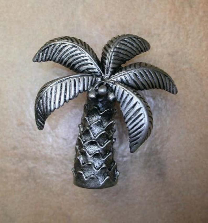 Palm Tree Knob ~ D'artefax Scuptual Hardware - Etsy