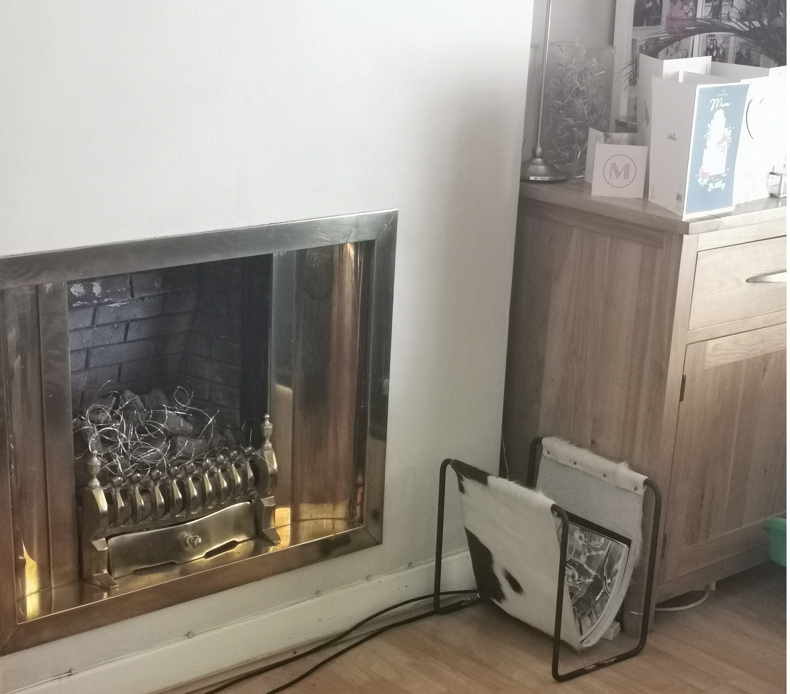 Genuine Cowhide Magazine Rack, Newspaper Holder - Etsy