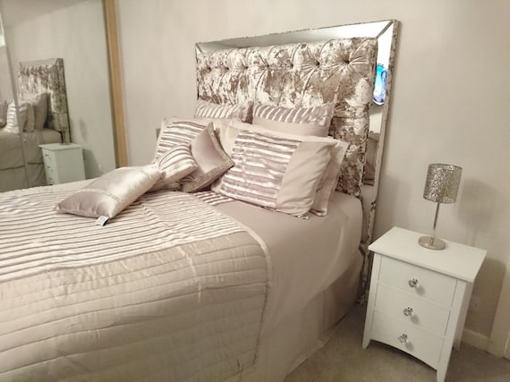 Quote for a Bespoke Mirror Framed Chesterfield Headboard