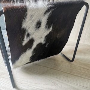 Genuine Cowhide Magazine Rack, Newspaper Holder - Etsy
