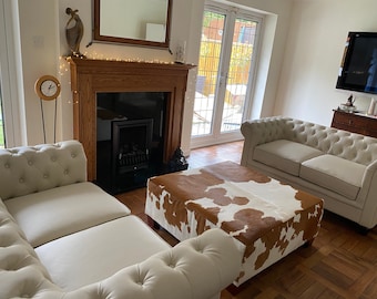 Bespoke Extra Large Cowhide Coffee Table