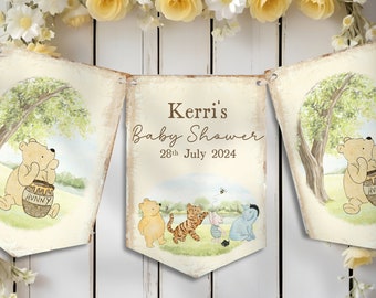 4 Winnie The Pooh Party Arrow Decorations – Perfect For Birthdays, Baby Showers!