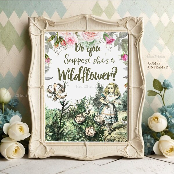 Do You Suppose Shes a Wildflower Print - Etsy