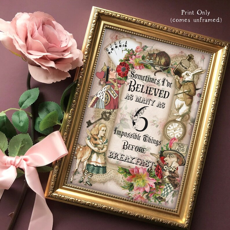 Alice in Wonderland Quote of the Week by six0six design
