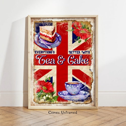 Union Jack Cake Stand Etsy