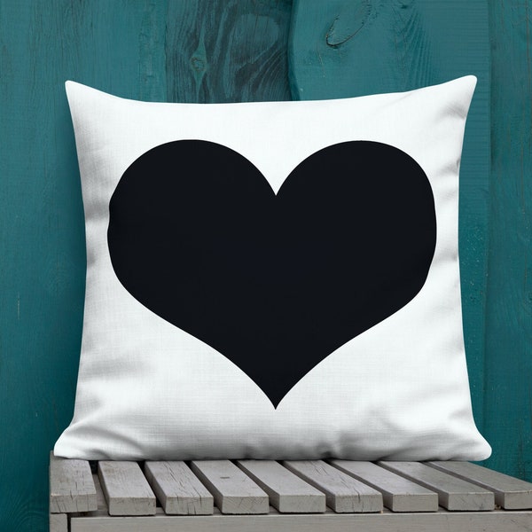 Heart Pillow Etsy
