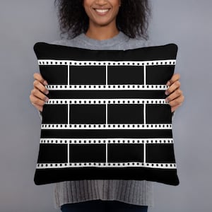 Movie Theater Pillow, Movie Lover Gifts, Movie Room Decor, Movie Night, Movie Fan Gift, Movie Gifts, Theatre Room Decor